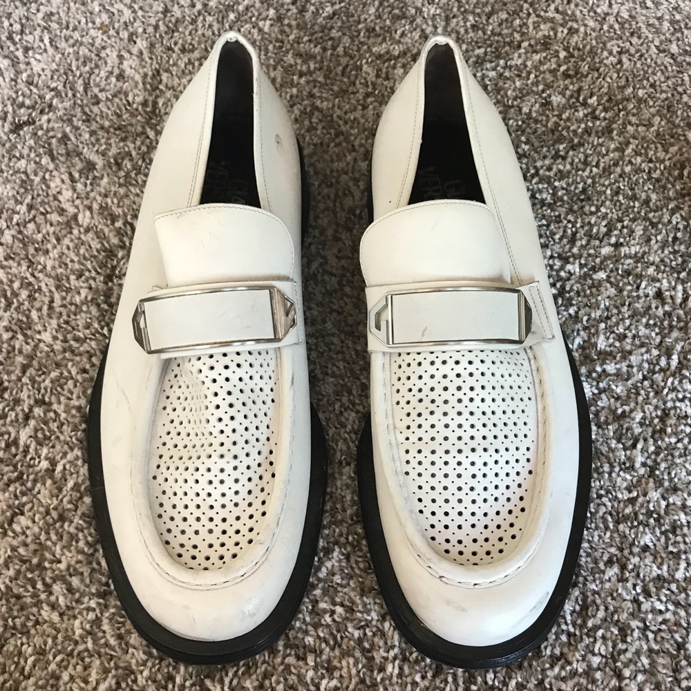 Versace Men’s color Bond Leather Loafers Size 9 - Picture 2 of 8